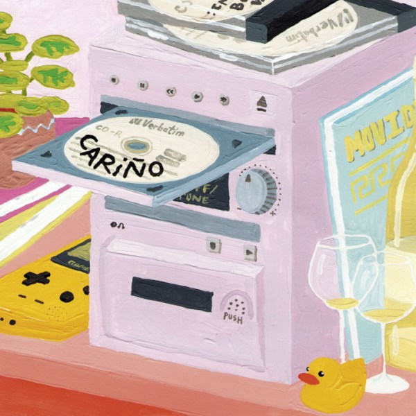 Portada del álbum 'Movidas' (2018) de Cariño